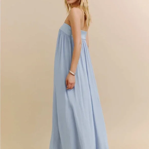 Reformation Maribelle Dress Retails Color Mineral Brand New - Picture 5 of 14